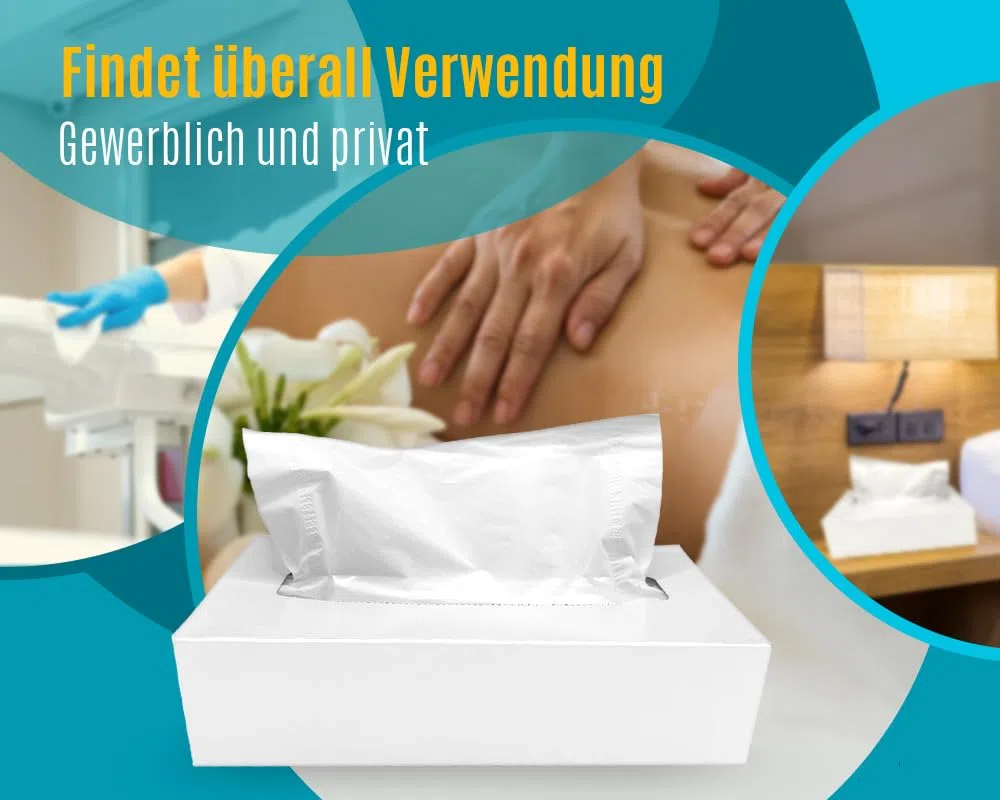 Kosmetiktücher (3.000 Stück), 2-lagige Taschentücher in weißer Box, weiche Papiertaschentücher, 30 Boxen x 100 Tücher