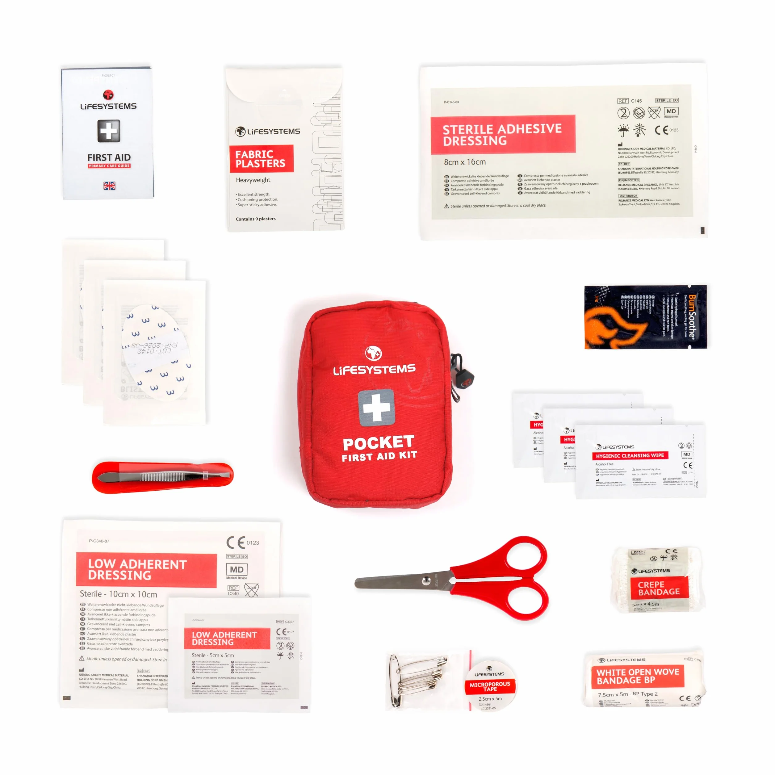 Lifesystems „Pocket“ Erste-Hilfe-Set, speziell für Wandern und Outdoor-Aktivitäten
