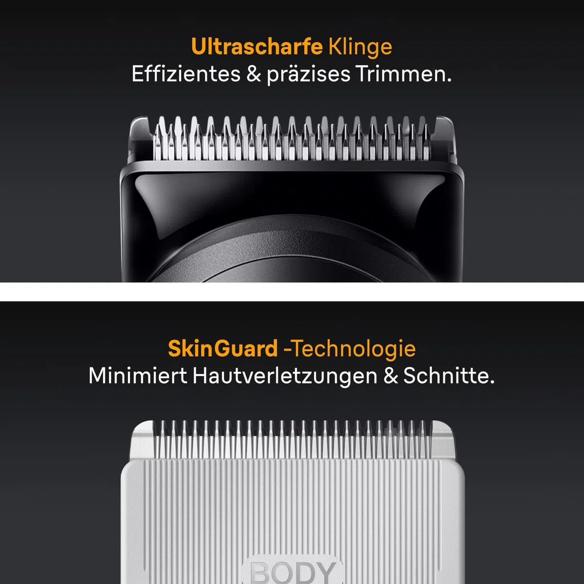 Braun Multigroom All-in-One Series 5 9-in-1 Trimmer-Set, Barttrimmer Haarschneidemaschine, 14 Längen, 120 Min. Akku, Wasserdicht