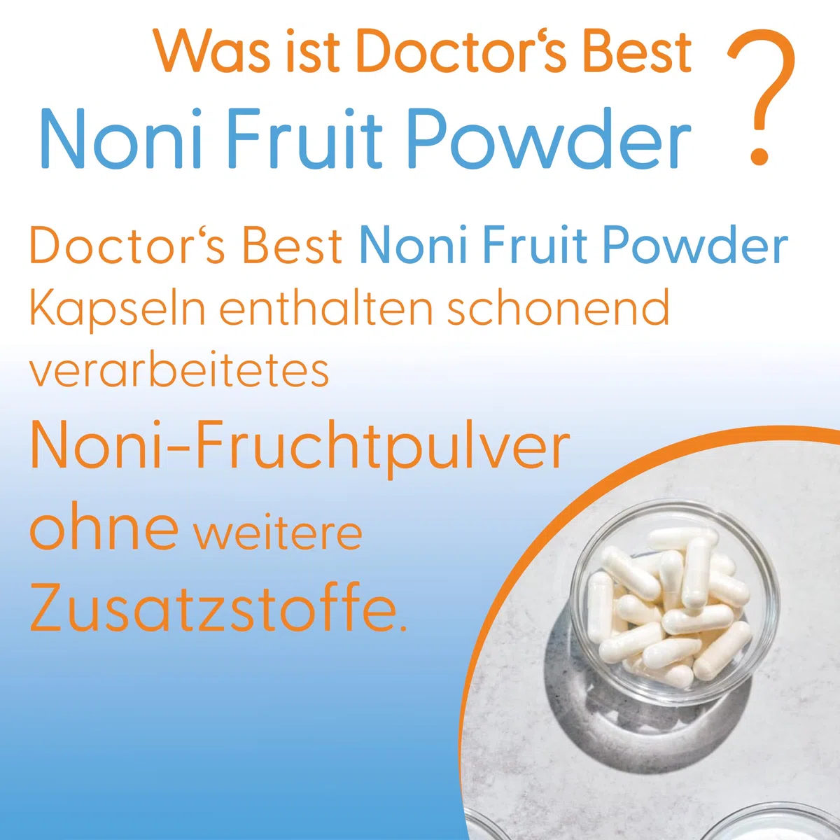 Doctor's Best, Noni Fruit Powder, 650mg, 120 vegane Kapseln, Laborgeprüft, Glutenfrei, Sojafrei, Vegetarisch