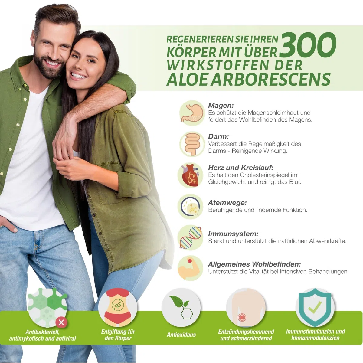 ALOEBETA Aloe Arborescens Kapseln Bio - 100% Bio Aloe Vera Kapseln - Made in Italy - BIO Nahrungsergänzungsmittel - Keine Süßstoffe oder Konservierungsstoffe, keine GVO - 30 Kapseln Pakete