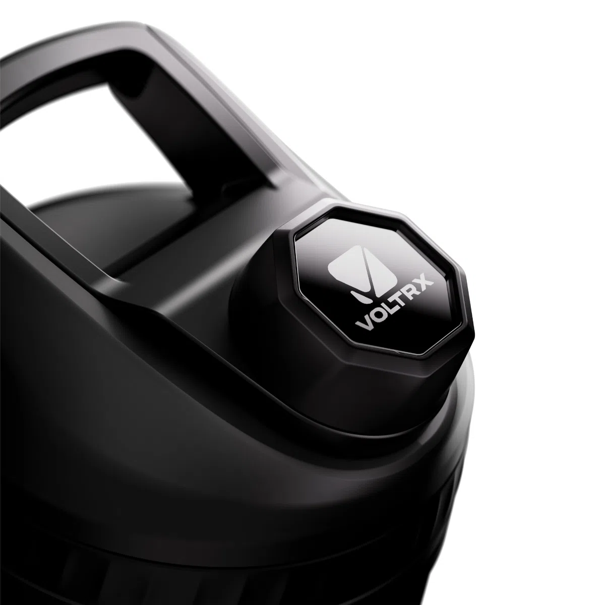 VOLTRX ChillMix Shaker Isoliertem Edelstahl - USB-C Aufladbarer Elektrischer Proteinshake-Mixer, Shaker für Proteinshakes und Mahlzeitenersatz, Chromstahl, 16 oz
