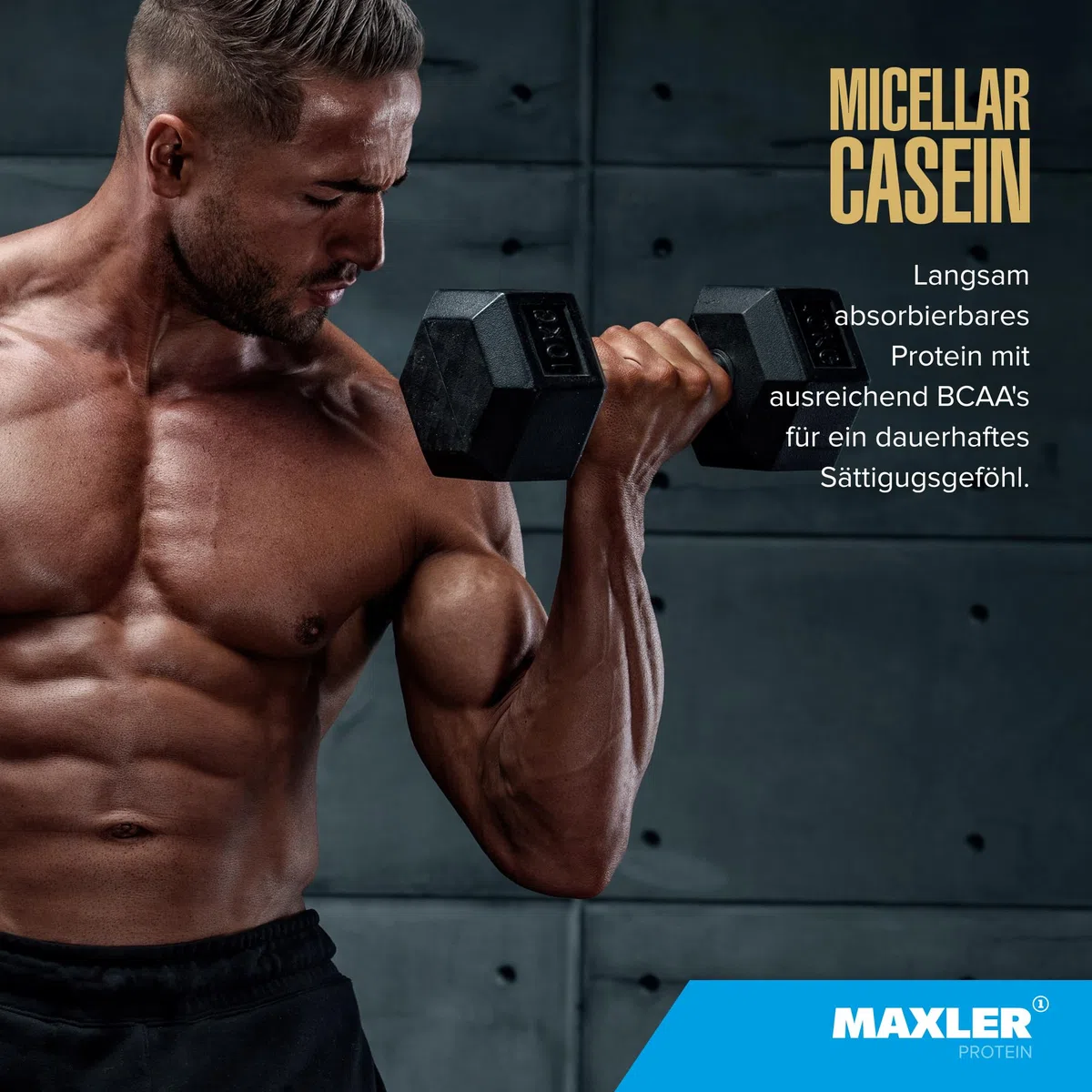 Maxler Micellar Casein - 26g Eiweiß pro Portion - reiches Aminosäureprofil - cremige Textur - angenehmer Geschmack - Casein Protein aus hochwertigen Rohstoffen - Cookies & Cream - 450g