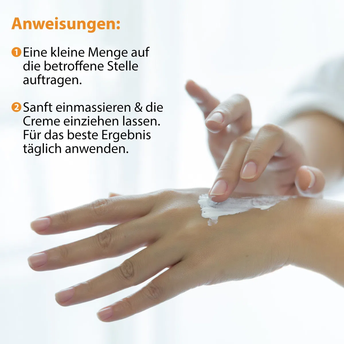 Ortho Körpercreme – Pflanzliche Hautpflegecreme für Knie, Ellbogen, Schultern und Rücken – mit Eukalyptusöl, Sesamöl und Sheabutter – 100 ml