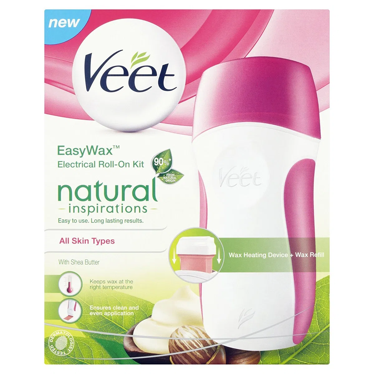 Veet Easy Wax Elektrisches Roll-On Kit