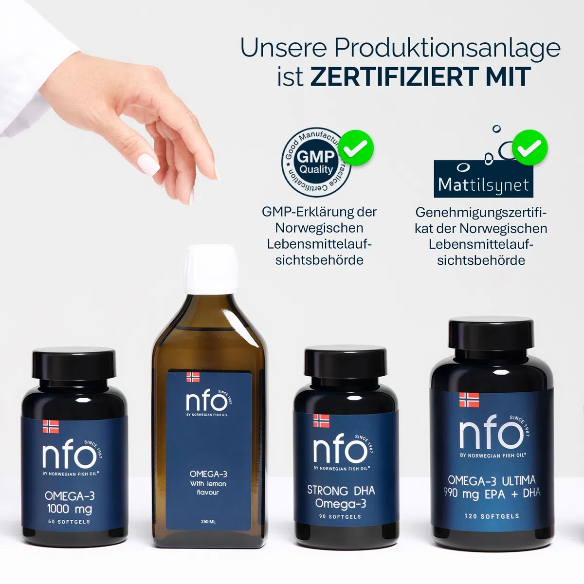 NFO Omega 3 Krill Oil – 60 Kapseln | Premium Krillöl mit Astaxanthin | Phospholipid Form mit EPA DHA | Sehr Gute Aufnahme | Norwegen Antarktis