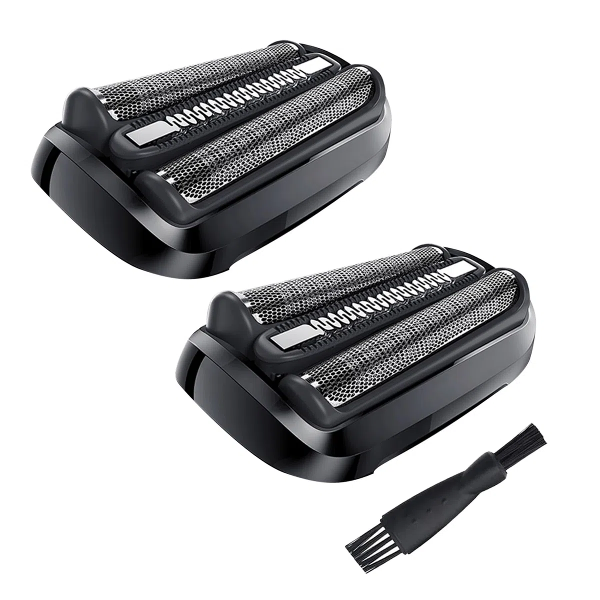 2 Pack 53B Ersatzrasierköpfe Kompatibel mit Braun Series 5/6 - Passt 5020cs, 5018s, 5035s, 5049cs, 5050cs, 6020s, 6040cs, 6075cc, 6072cc, 6090cc, schwarz