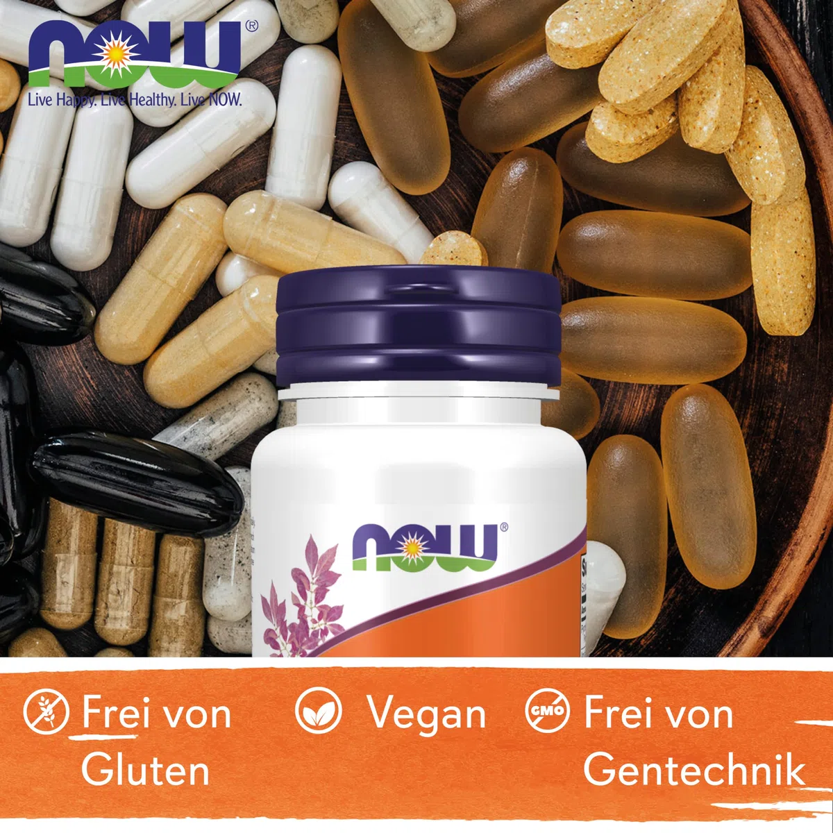 Now Foods, Pycnogenol, 100mg, mit Amla-Frucht, 60 vegane Kapseln, Laborgeprüft, Sojafrei, Glutenfrei, Vegetarisch, Ohne Gentechnik