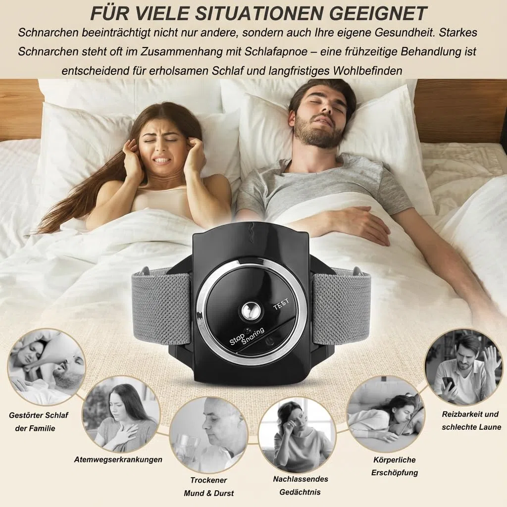 Guggys Sleep Connection Anti — Armband Mit Intelligenter Geräuscherkennung Für Ruhigen Schlaf