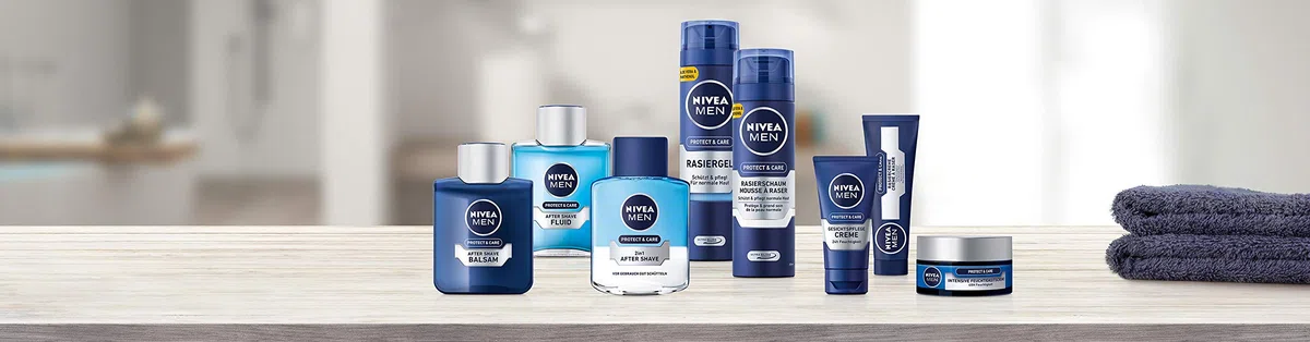 NIVEA MEN Protect & Care Rasiergel im 6er Pack (6 x 200 ml), Schutz und Pflege für eine sanfte Rasur, hautschonendes Rasiergel für Herren
