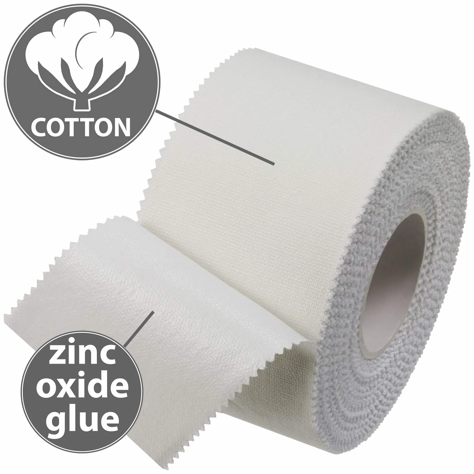 ALPIDEX 12 Rollen Sport Tape Set 3,8 cm x 10 m Gelenk Tapeverband Viele Farben Reißbares Unelastisches Sporttape Hautfreundlich Handball Fußball Volleyball, Farbe:weiß
