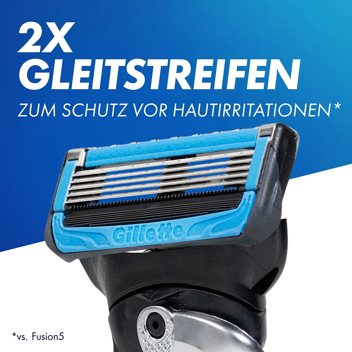 Gillette Proshield Chill Rasierklingen Herren, 6 Original Ersatzklingen für Nassrasierer mit 5-Fach Klinge, Kühl-Technologie für Angenehme Rasur