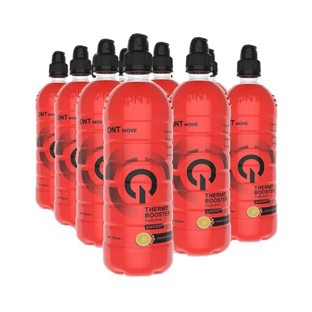 QNT Thermo Booster (12x700ml) Cranberry Lemon - Energie & Ausdauer - Energy Drinks
