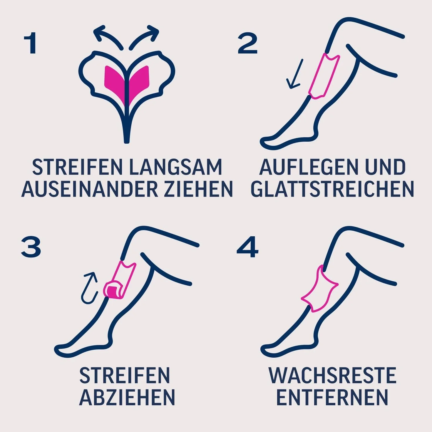 Kaltwachsstreifen 3er Pack Beine und Körper für sensible Haut für einfache Haarentfernung auch bei sehr kurzen Haaren Veet Kaltwachsstreifen Sensible Haut 3x20 Stück