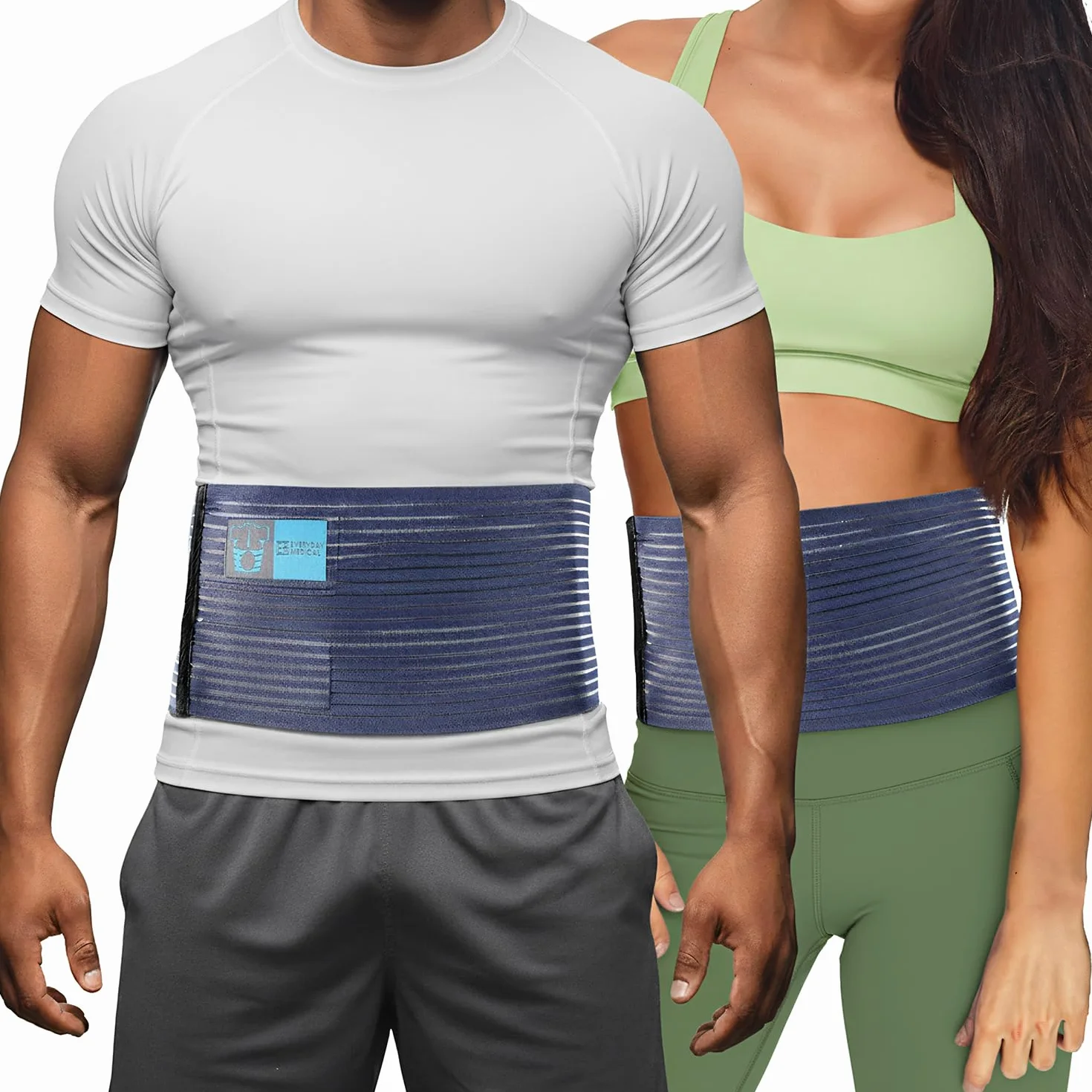 Alltägliche medizinische Nabelhernie Gürtel - für Damen und Herren - Übergröße Bauchhernie Binder für Bauchnabelbruch Hernie Unterstützung - für Inzisional, epigastric, ventral, Leistenhernie - L/XL