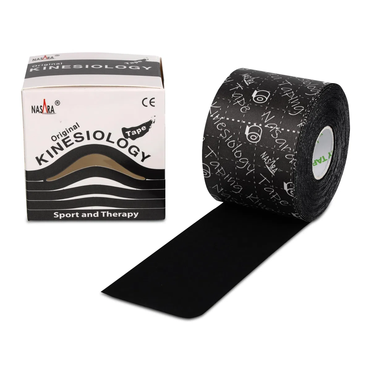 Nasara Original Kinesiology Tape, 5er Sparset | 5er Box mit 5 Tapes, Für Sport und Medizin, Gratis Videoanleitungen