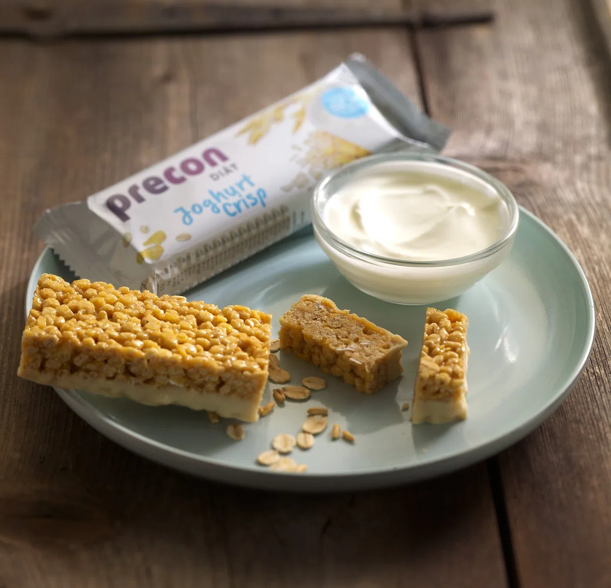 Precon BCM Diät Riegel zum Abnehmen – JoghurtCrisp – 3 Riegel à 64 g – Mahlzeitenersatz für eine gewichtskontrollierende Ernährung