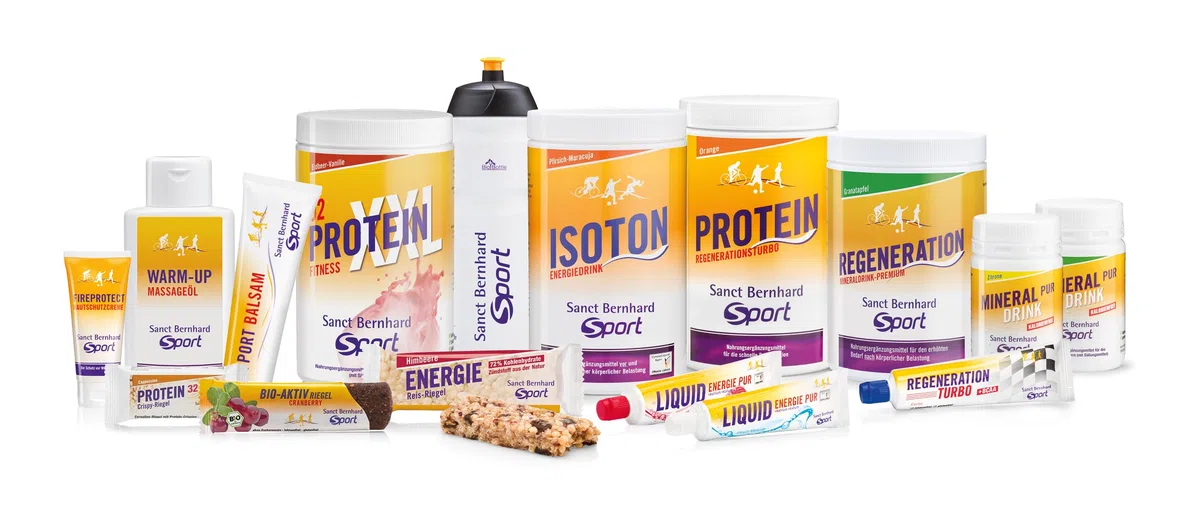 Sanct Bernhard Sport Liquid Energie Pur | 11 Tuben | Kohlehydratreiches Energie-Gel | Geschmack Kirsche | Laktosefrei, glutenfrei und vegan | Deutsche Produktion & laborgeprüft
