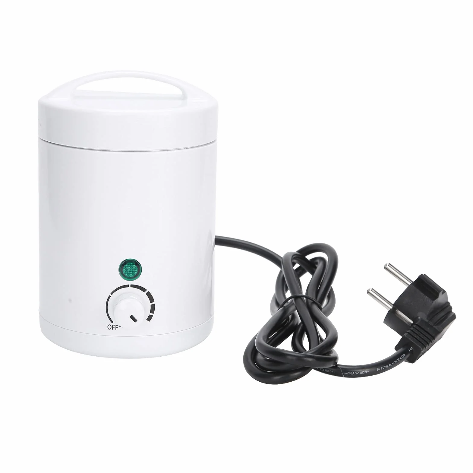 Elektrischer Tragbarer Mini Haarwachswärmer Mit Eu Stecker (220V) 5,6 X 3,7 Zoll Schmelzwärmer Für Paraffinwachs Zur Effizienten Haarentfernung Im Gesicht Und Am Körper Damen Ideal Zu Hause Oder