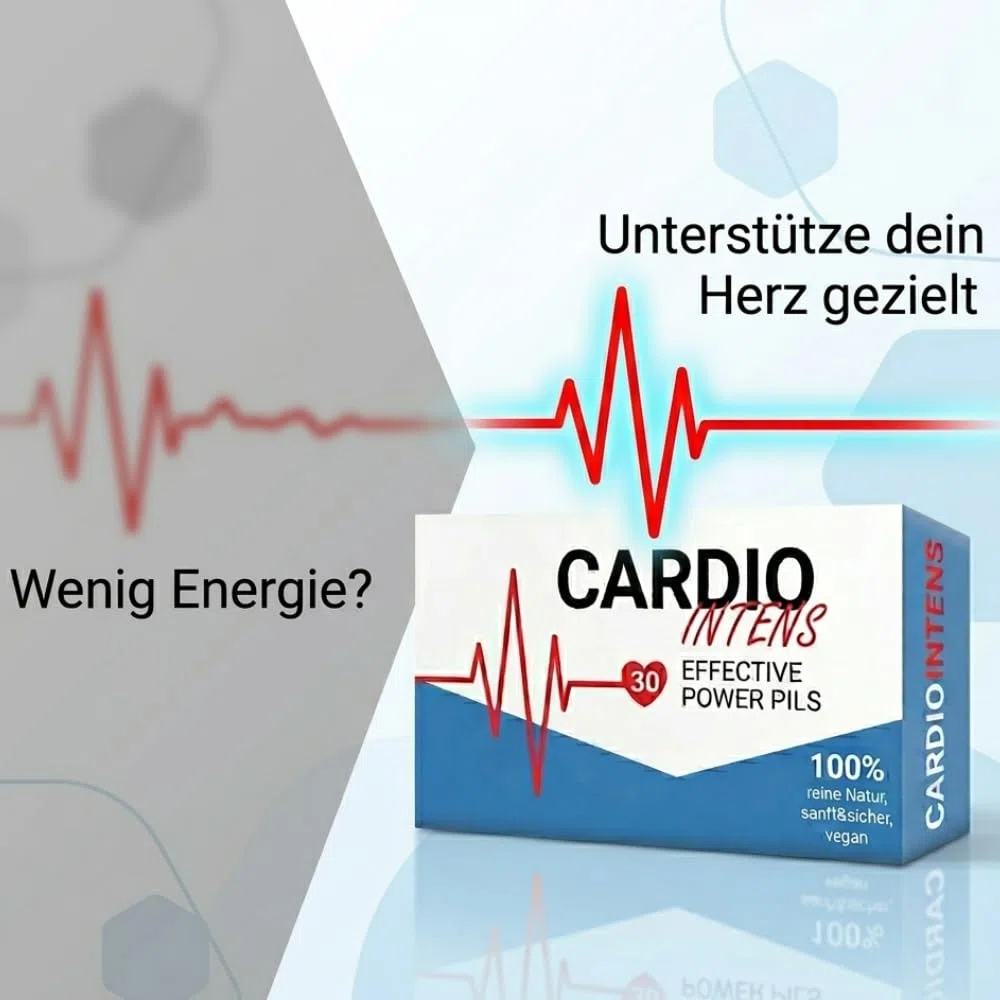 CARDIO Herz: Reguliert den Blutdruck - unterstützt Gesundheit schneller zu erreichen - Deutsche Herstellung