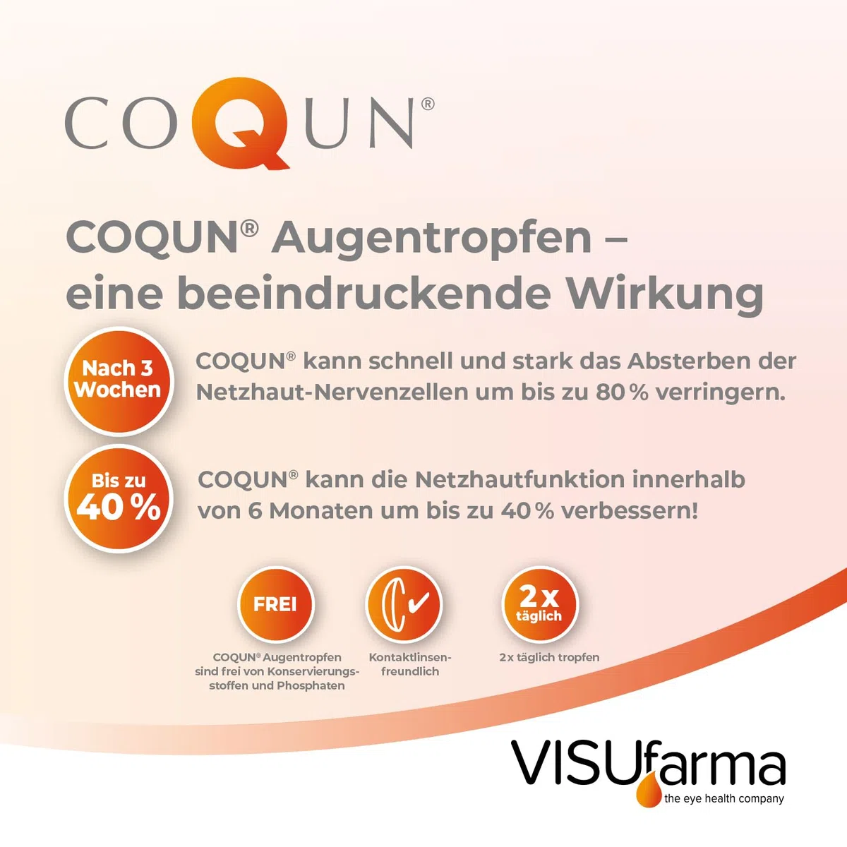 Augentropfen - mit Coenzym Q10 & Vitamin E TPGS - Augentropfen ohne Konservierungsstoffe - auch für Kontaktlinsen geeignet - Ergänzung zu einer bestehenden Glaukomtherapie (10ml)