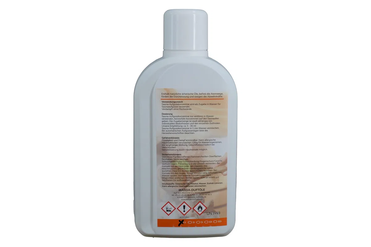 Warda Saunaaufguss Eukalyptus 1 l Flasche - Ein Liter Konzentrat