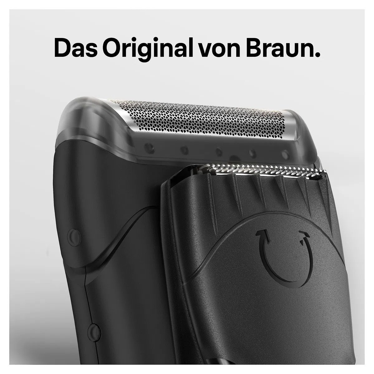 Braun Series 1 10B Elektroasierer Scherkopf, ORIGINAL Ersatzscherteil vom Hersteller, schwarz
