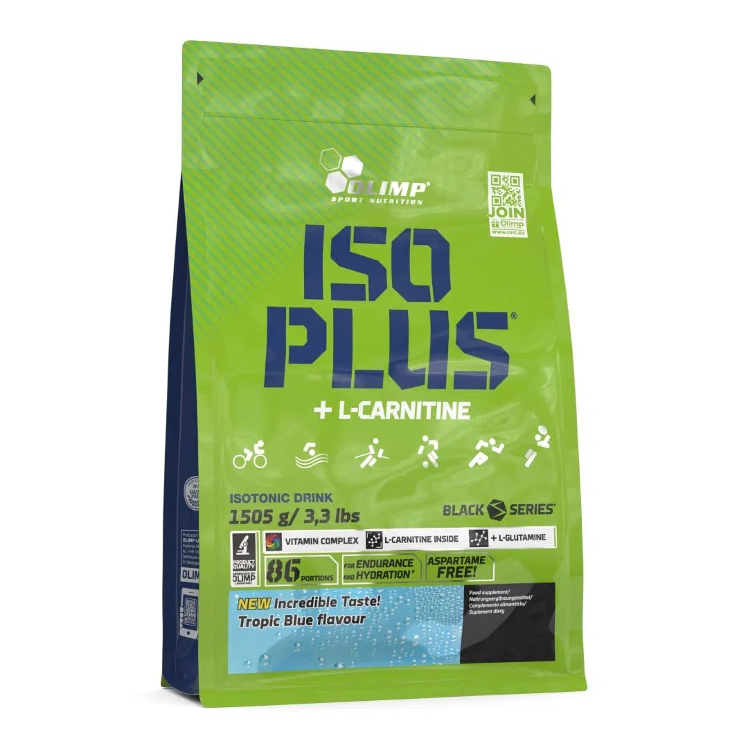 Olimp Sport Nutrition Iso Plus Powder Tropic Blue, 1er Pack (1 x 1.505 kg)