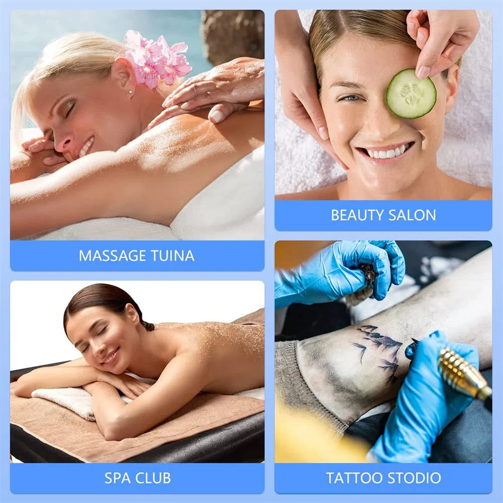 Highdi Bezug für Massageliege mit Loch, Kristallsamt Dick Waschbare Beauty Bettbezug Elastisches Massagetische Bezug Weiches Atmungsaktiv Massagebett für Spa, Schönheits (190X80CM,Grau)