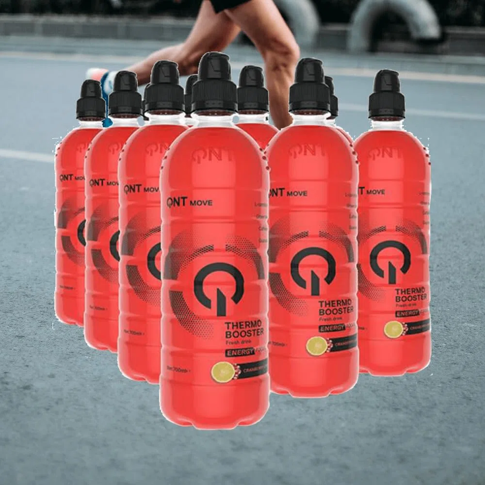 QNT Thermo Booster (12x700ml) Cranberry Lemon - Energie & Ausdauer - Energy Drinks
