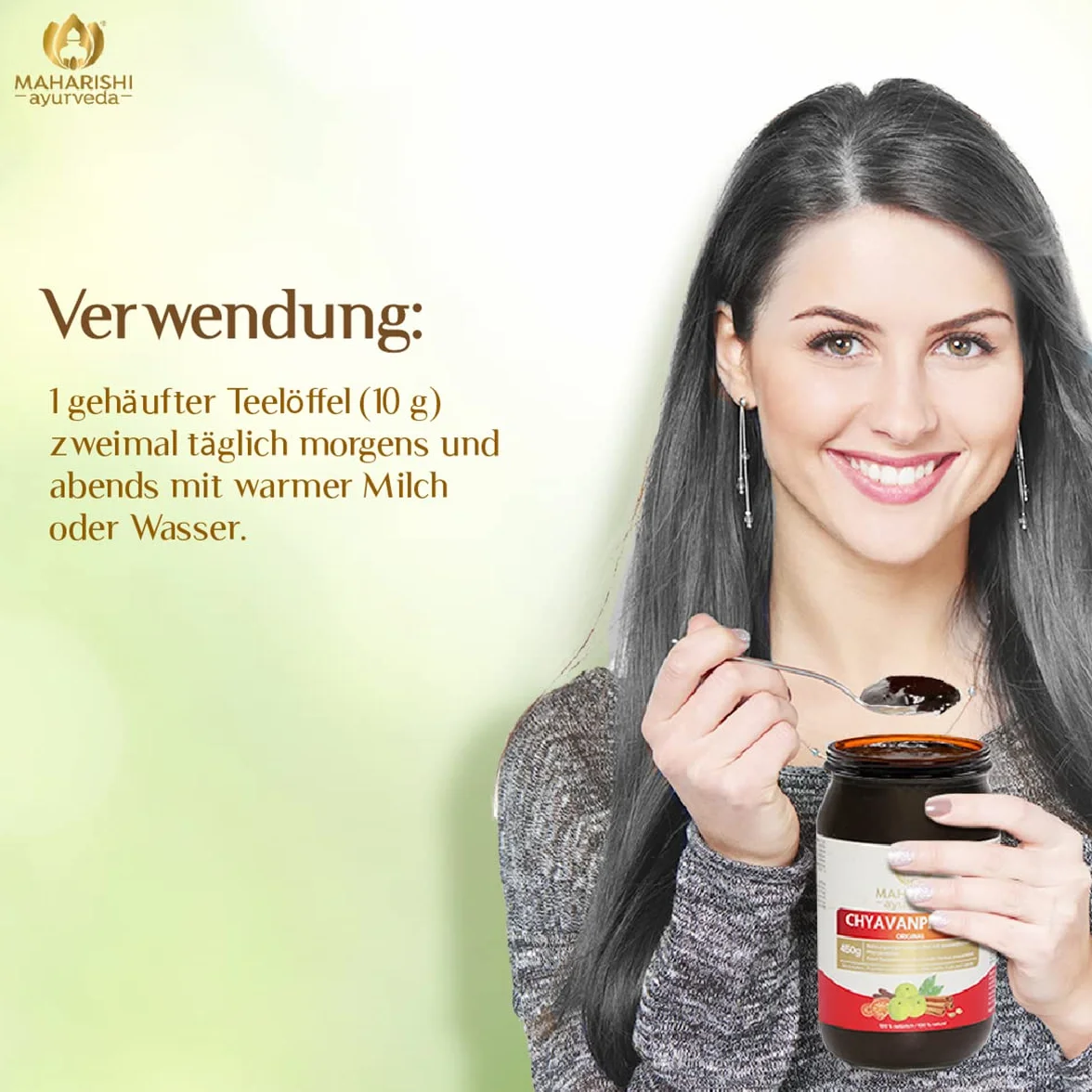 Maharishi Ayurveda Chyavanprash Amalaki (AMLA) Fruchtmus | 450 g Glas | 1er Pack