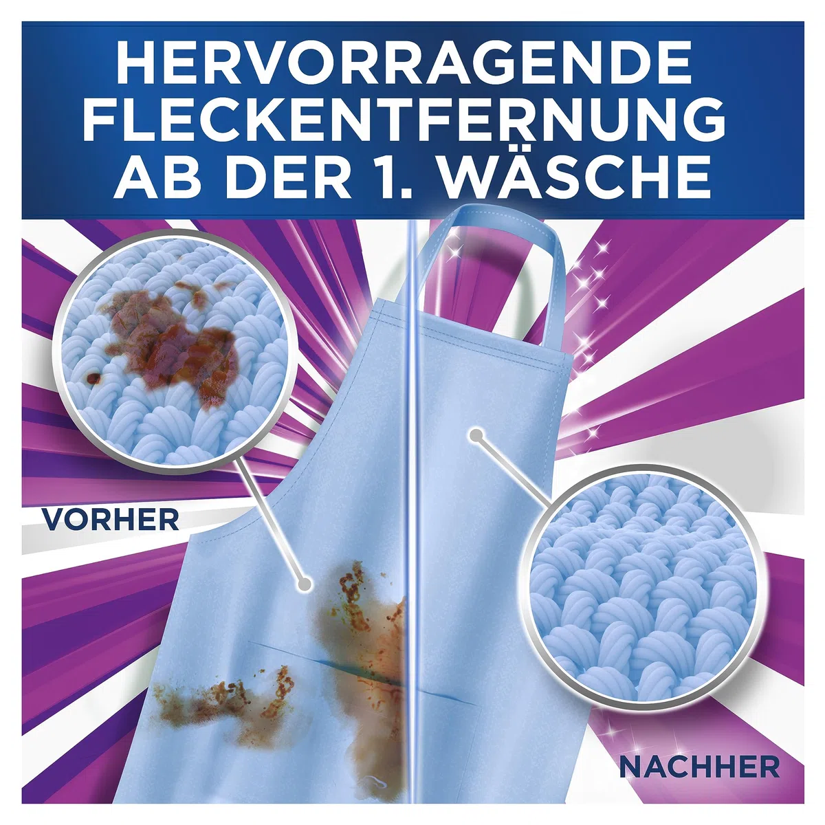 Ariel Professional Color Waschpulver, 120 Waschladungen, 7.8Kg, Ausgezeichnete Fleckentfernung schon ab der ersten Wäsche, professionelle Formel für den professionelen Einsatz