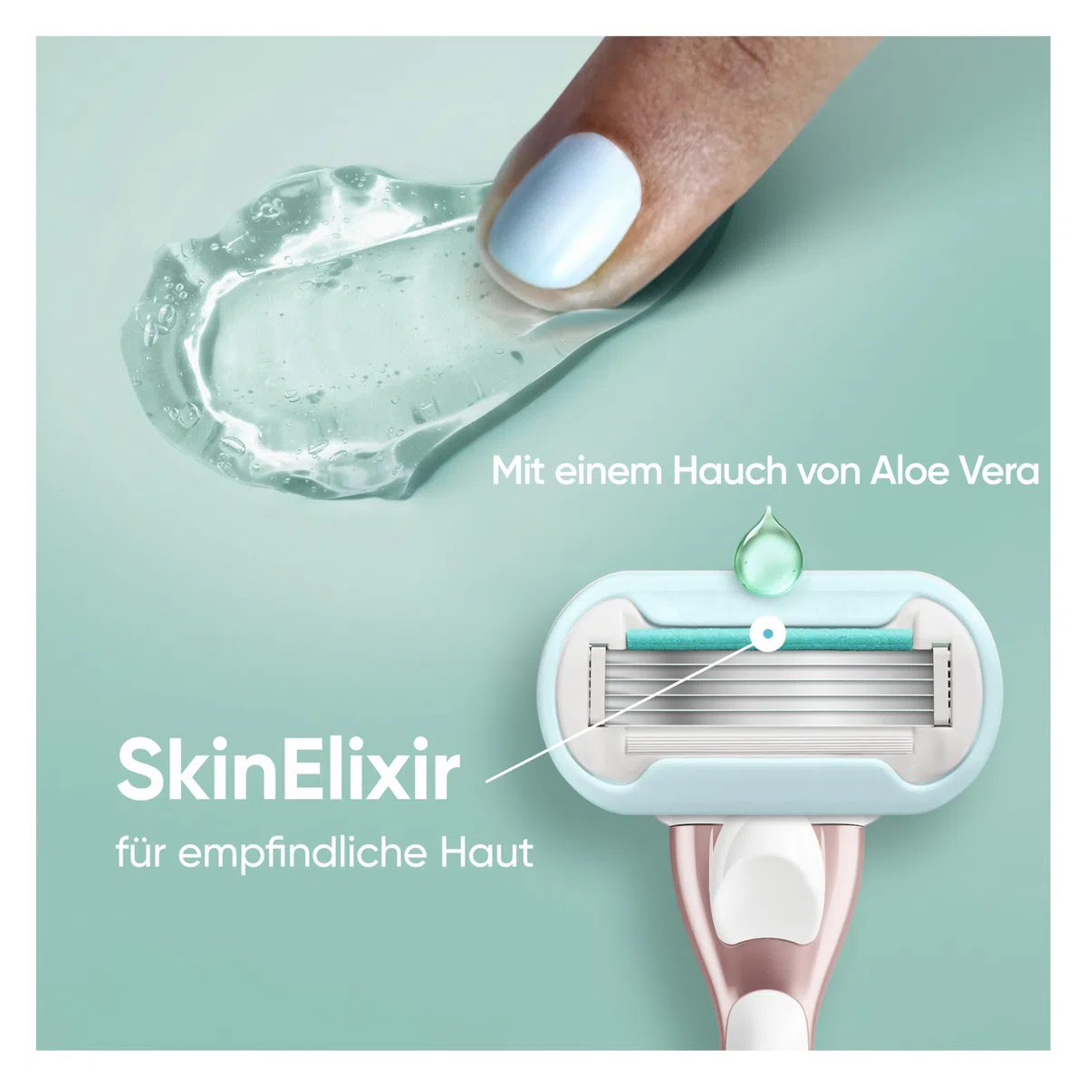 Gillette Venus Pro Smooth Sensitive Rasierklingen Damen, 10 Original Ersatzklingen für Damenrasierer, Nassrasierer für Empfindliche Haut