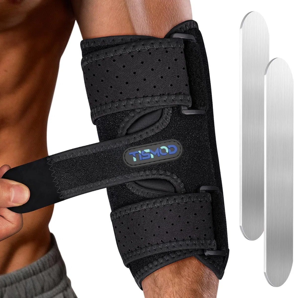 Ellenbogen-Bandage, Ellenbogenschiene für Kubitaltunnel-Bandage für Schlaf-Wegfahrsperre für Ulnarnerv-Bandage, Ellenbogenschmerzen, passend für Männer und Frauen