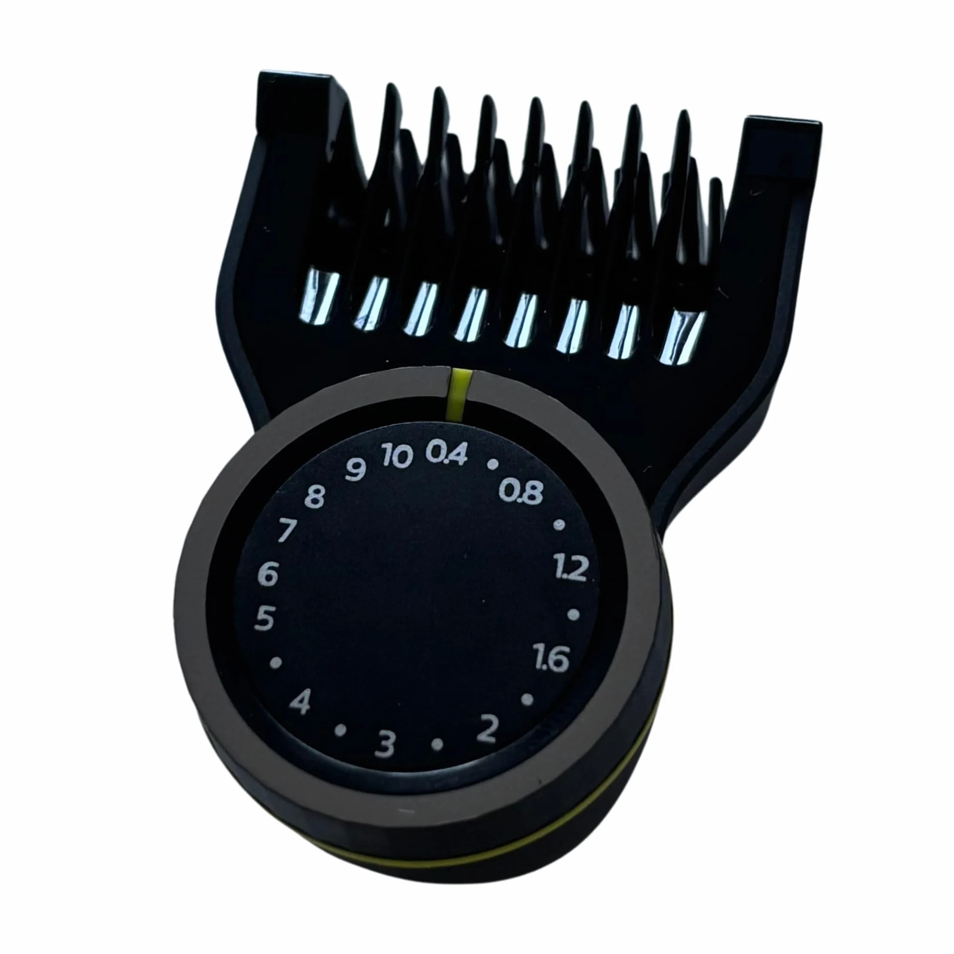 Verstellbarer Bartkammaufsatz, Bartkamm, Kammaufsatz mit 20 Längeneinstellungen (0,4–10 mm), kompatibel mit OneBlade QP6507 QP6530 QP6531 QP6532 QP6541 QP6542 QP6551 QP6552 QP6651 QP6652 QP401