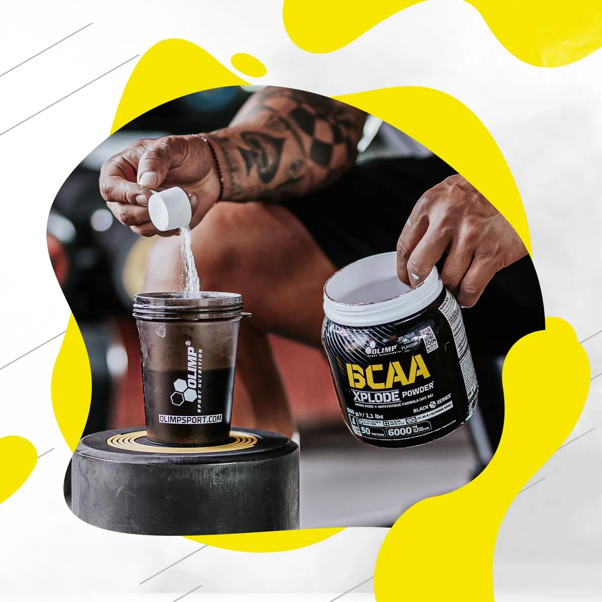 Olimp BCAA Xplode Powder (500 g) - Erdbeere