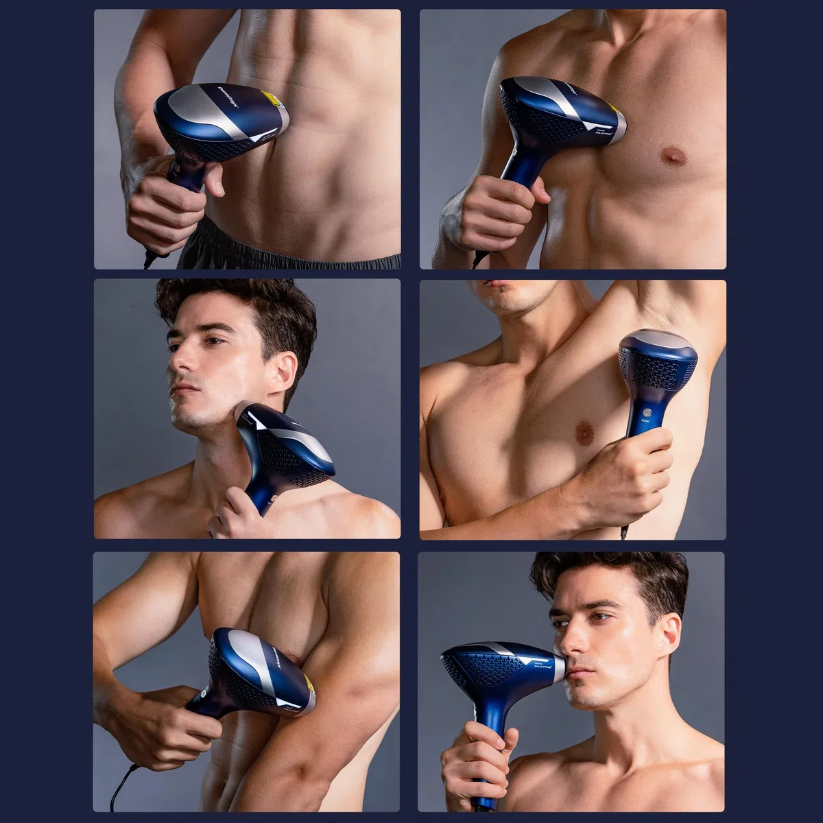 DermRays 810nm Diodenlaser Haarentfernung für Frauen und Männer, V8SEE, FDA zugelassen, ICE-Cooling