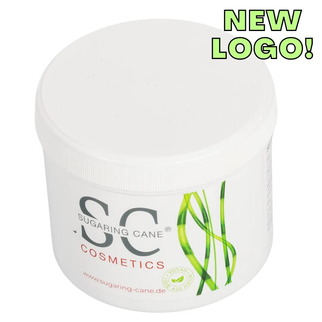 Sugaring Zuckerpaste + 100x Enthaarungsstreifen | 100% Vegan Natur | schmerzarme Haarentfernung | 1 Dose Zuckerwachs | seidig glatte Haut bis zu 4 Wochen | für Männer und Frauen | 500g (Extra Soft)