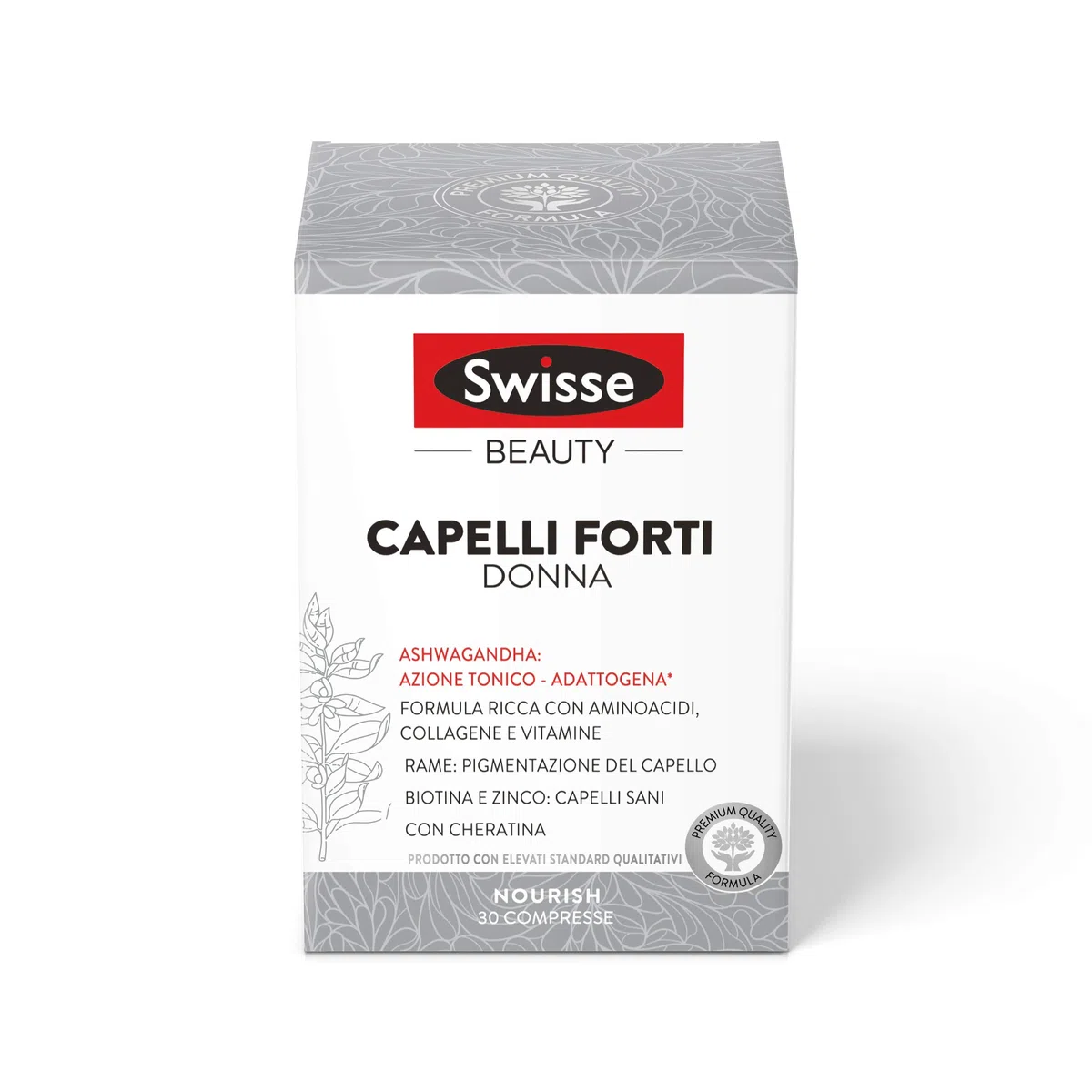 SWISSE Hair Strength Women – Nahrungsergänzungsmittel Frauen für Kräftiges Haar mit Zink, 30 Tabletten