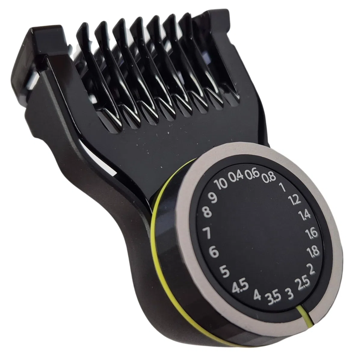 Verstellbarer Bartkammaufsatz, Bartkamm, Kammaufsatz mit 20 Längeneinstellungen (0,4–10 mm), kompatibel mit OneBlade QP6507 QP6530 QP6531 QP6532 QP6541 QP6542 QP6551 QP6552 QP6651 QP6652 QP401