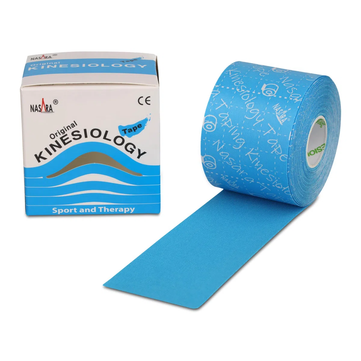 Nasara Original Kinesiology Tape, 5er Sparset | 5er Box mit 5 Tapes, Für Sport und Medizin, Gratis Videoanleitungen