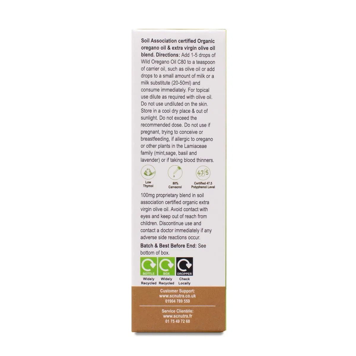SC Nutra (Sweet Cures) Bio Wild Oregano Oil C80 10ml
