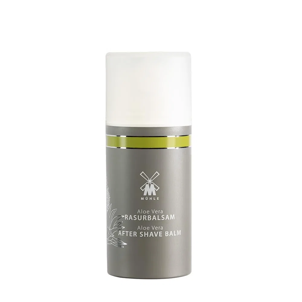 MÜHLE After Shave Balsam - Rasier-Balm mit Aloe Vera für sensible Haut - sanft & pflegend - 100 ml