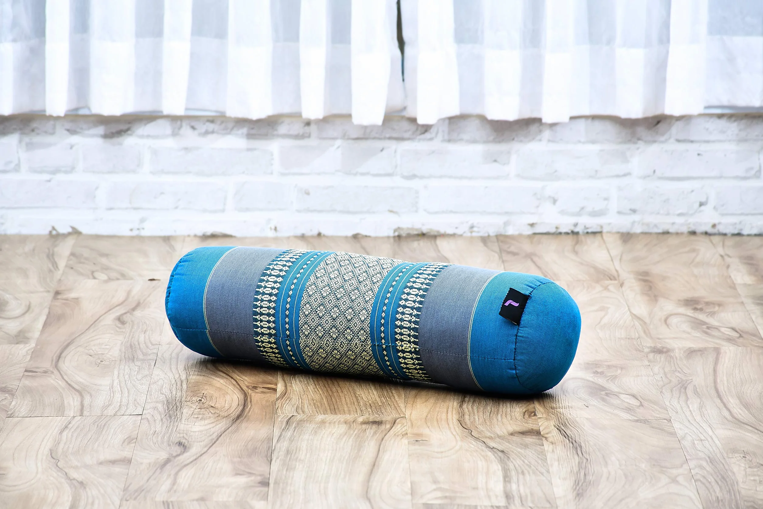 Leewadee Yoga Bolster - Kompakte Kapok Rolle für Yoga, Meditation & Massage