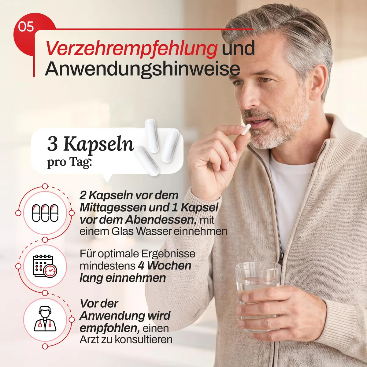 Kapseln ProstAktiv | Serenoa Repens 360mg + Echinacea 360mg | Prostata-Ergänzungsmittel für Männer mit Ginkgo biloba, Lycopin, Zink | Prostata- und Harnwegsunterstützung | 30 Kapseln