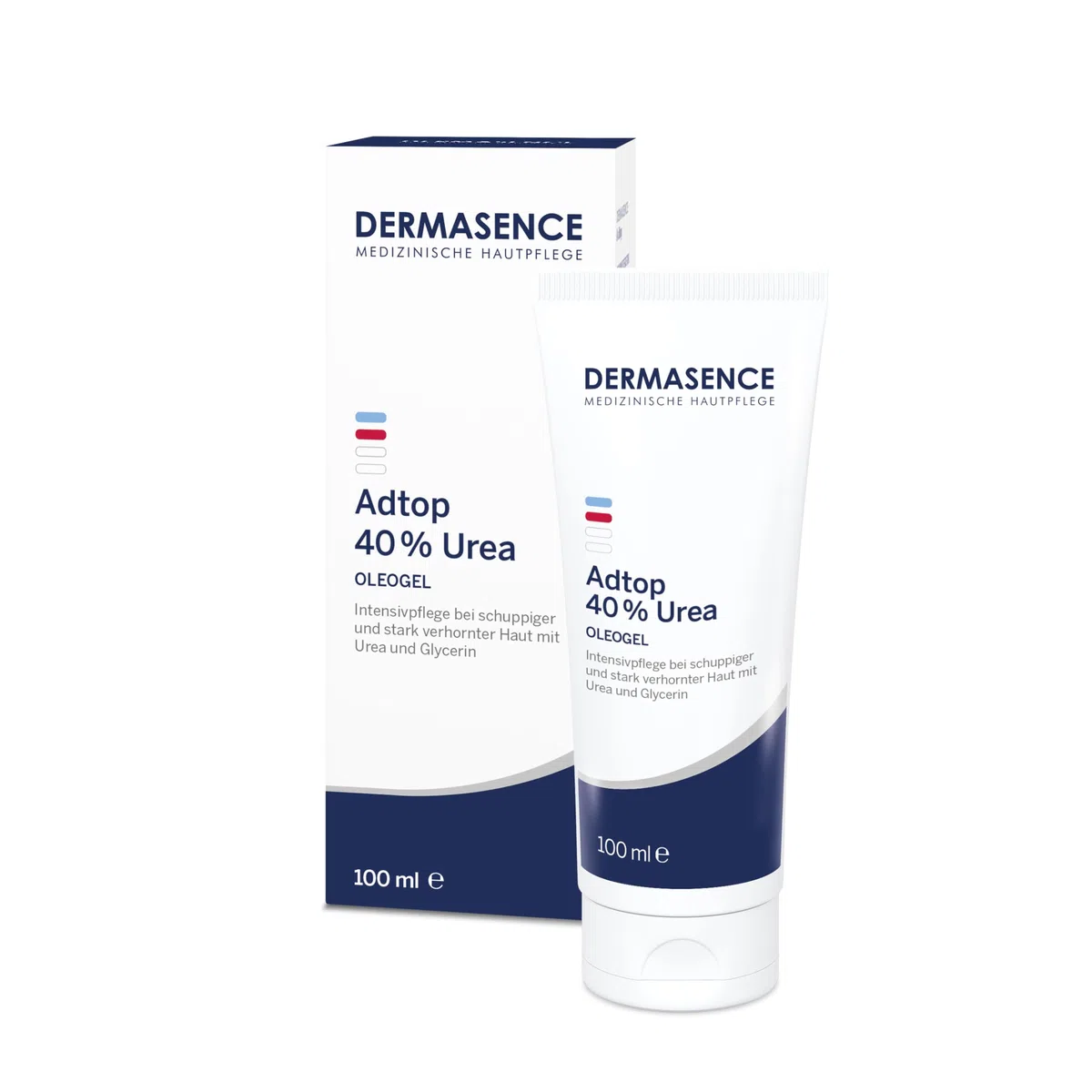 DERMASENCE Adtop 40% Urea, 100 ml - Intensivpflege bei schuppiger und stark verhornter Haut mit Urea und Glycerin