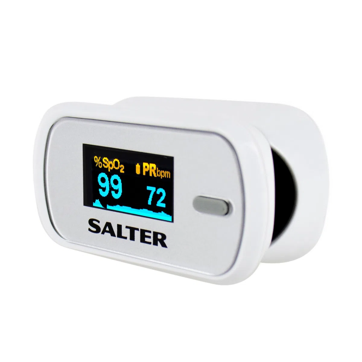 Salter PX-100-EU OxyWatch, fingeroximeter sauerstoff, Pulsoximeter, medizinischer oximeter, blutsauerstoffmessgerät finger, schnelles Messen, tragbar und benutzerfreundlich, 2 Jahre Garantie