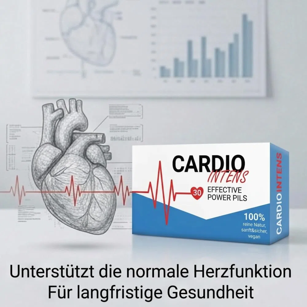 CARDIO Herz: Reguliert den Blutdruck - unterstützt Gesundheit schneller zu erreichen - Deutsche Herstellung