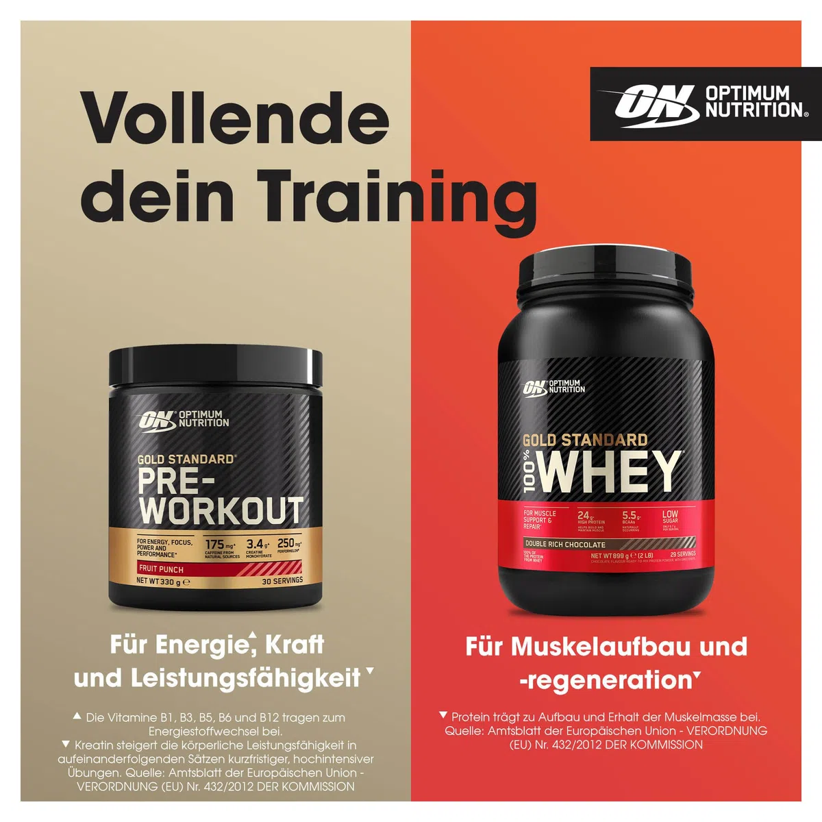 Optimum Nutrition Gold Standard BCAA Pulver, Geschmack Strawberry Kiwi, 266g, 28 Portionen