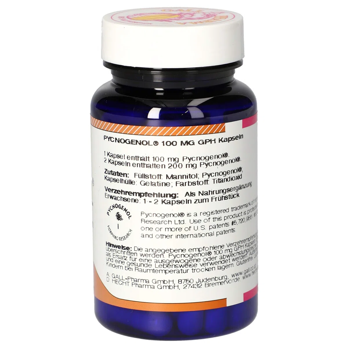 Gall Pharma Pycnogenol 100 mg GPH Kapseln, 1er Pack (1 x 60 Stück)